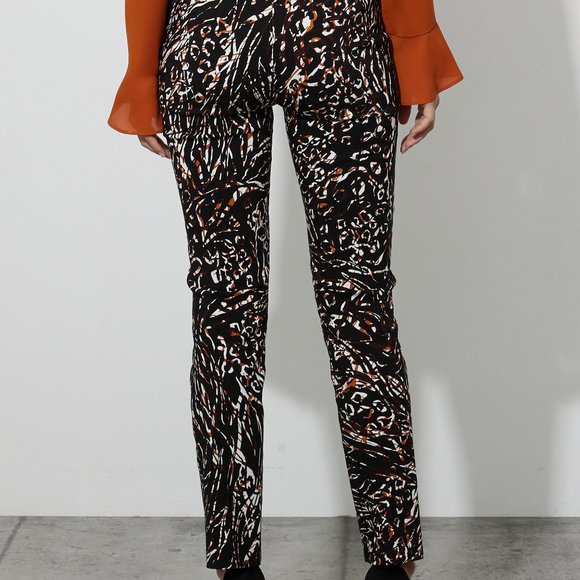 Jospeh Ribkoff Abstract Printed Pants - Picture 4 of 5